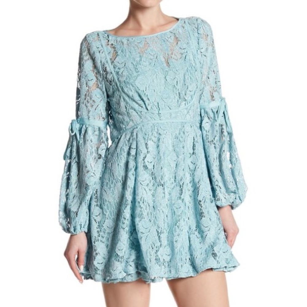 ❄️ NWT Free People Ruby Mini Dress Size XS - Picture 2 of 7